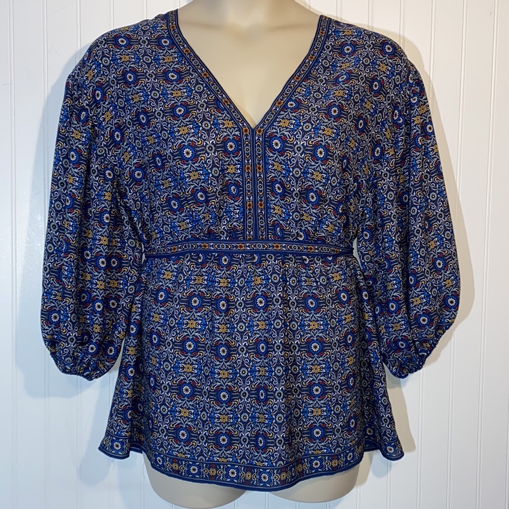 Max studio boho plus dressy blouse top shirt